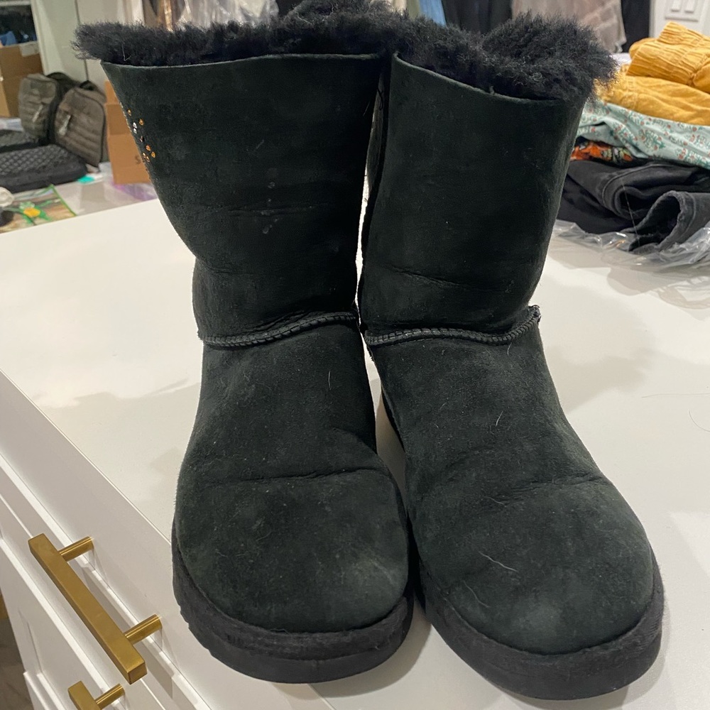 Black Ugg Boots Size 9